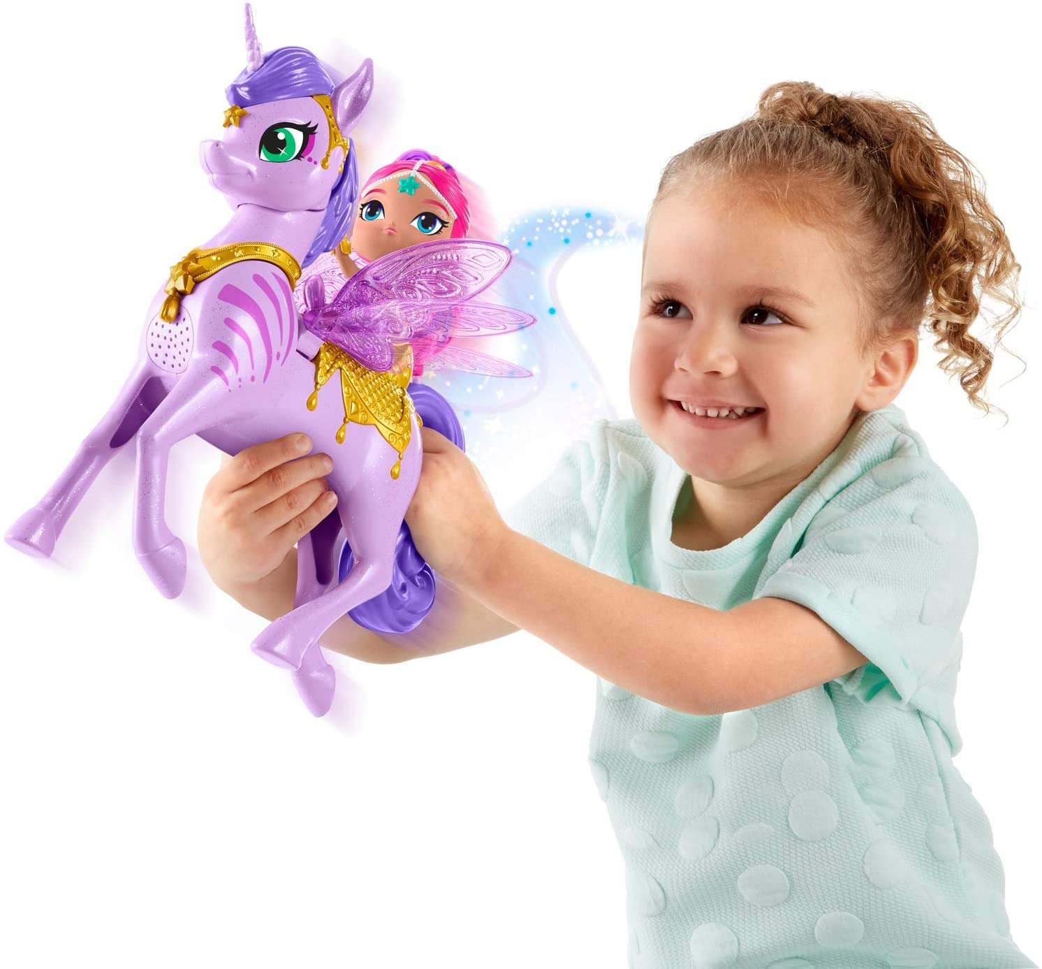 Fisher-Price Nickelodeon Shimmer & Shine, Magical Flying Zahracorn - Shimmer