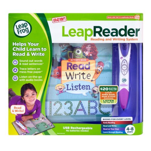 ปากกาอ่านและเขียนหนังสือ LeapFrog LeapReader Reading and Writing System สีม่วง