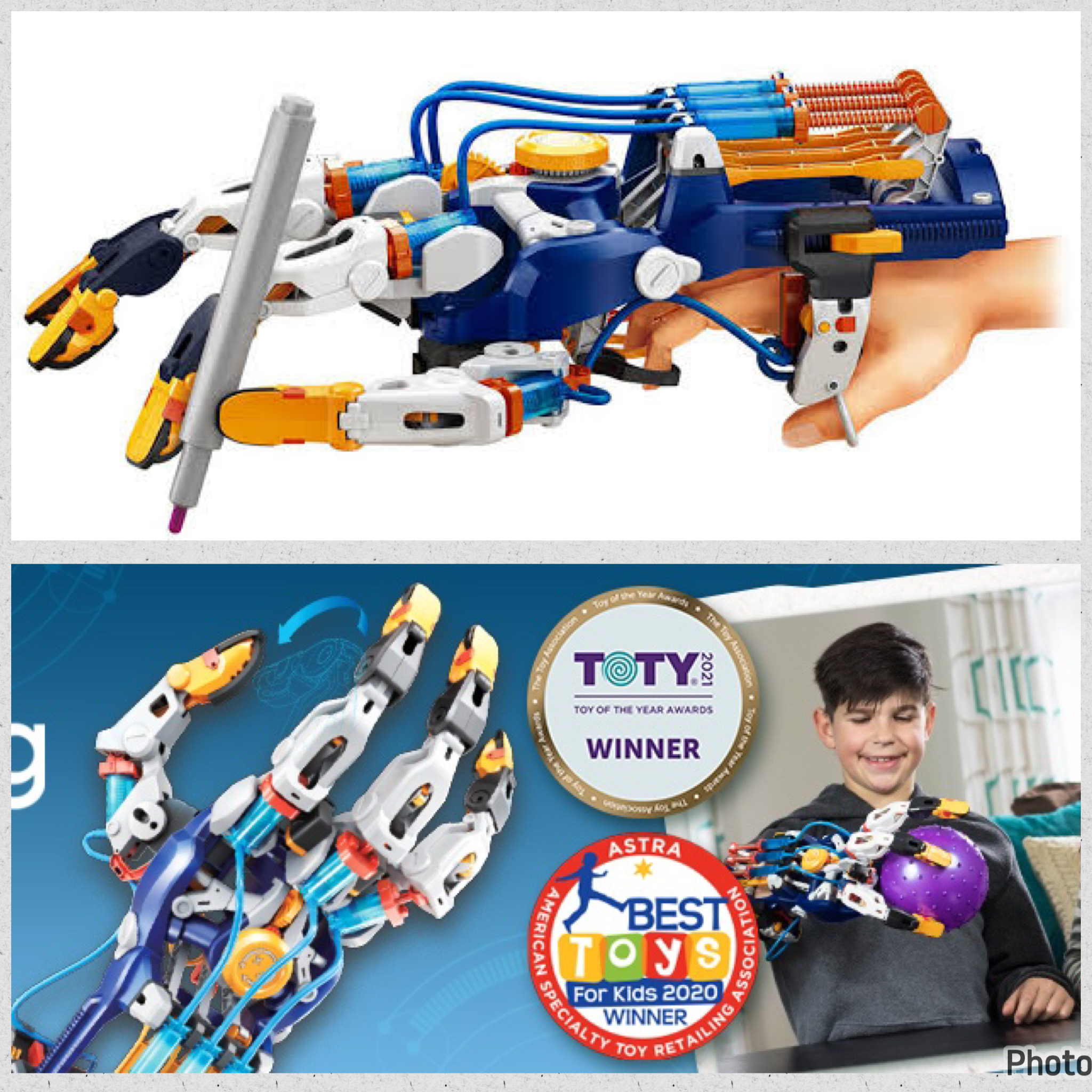 ชุดมือจักรกล Thames & Kosmos Mega Cyborg Hand STEM Experiment Kit
