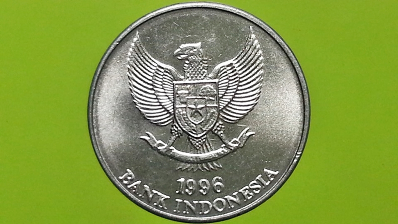เหรียญ เงินตรา ประเทศ อินโดนีเซีย RUPIAH 1996
