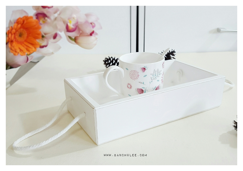 Wooden Tray With Handles