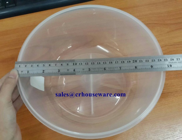 ฝาครอบอาหารใส่ไมโครเวป รหัส : 005-RW9323 Plastic microwave plate cover Code : 005-RW9323
