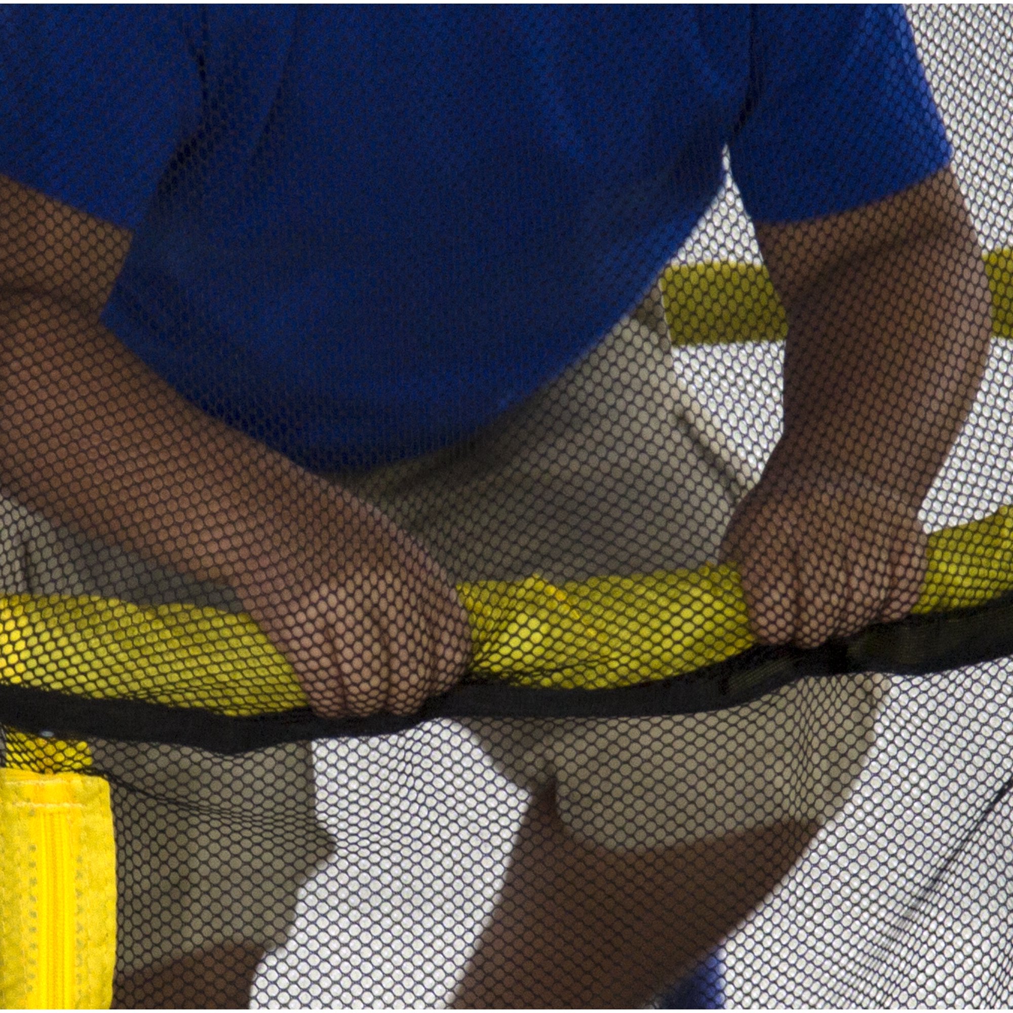 แทรมโพลีน Skywalker Trampolines 55-Inch Bounce-N-Learn Trampoline, with Enclosure and Sound, Blue ขนาด 55 นิ้ว ลายหมาแมวนก