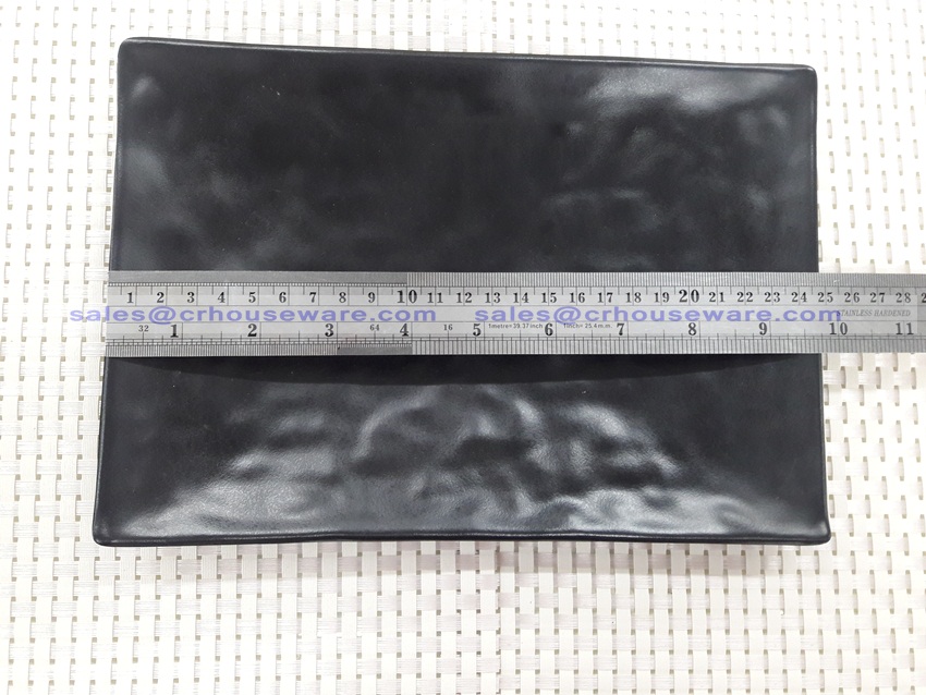 จานตื้น สี่เหลี่ยมผืนผ้า 017-PX-F151310