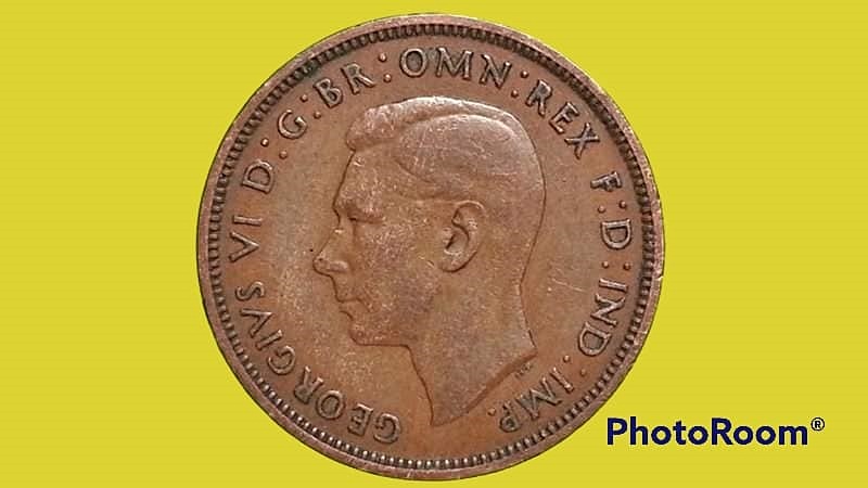 เหรียญ เงินตรา ประเทศ สหราชอาณาจักรบริเตนใหญ่และไอร์แลนด์เหนือ Penny (George VI) 1937