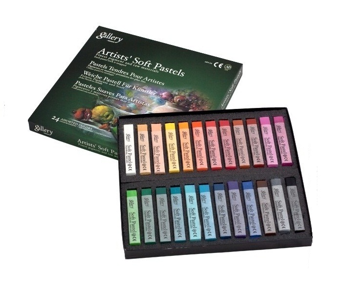 Mungyo Gallery Artists' Soft Pastel, Set of 24