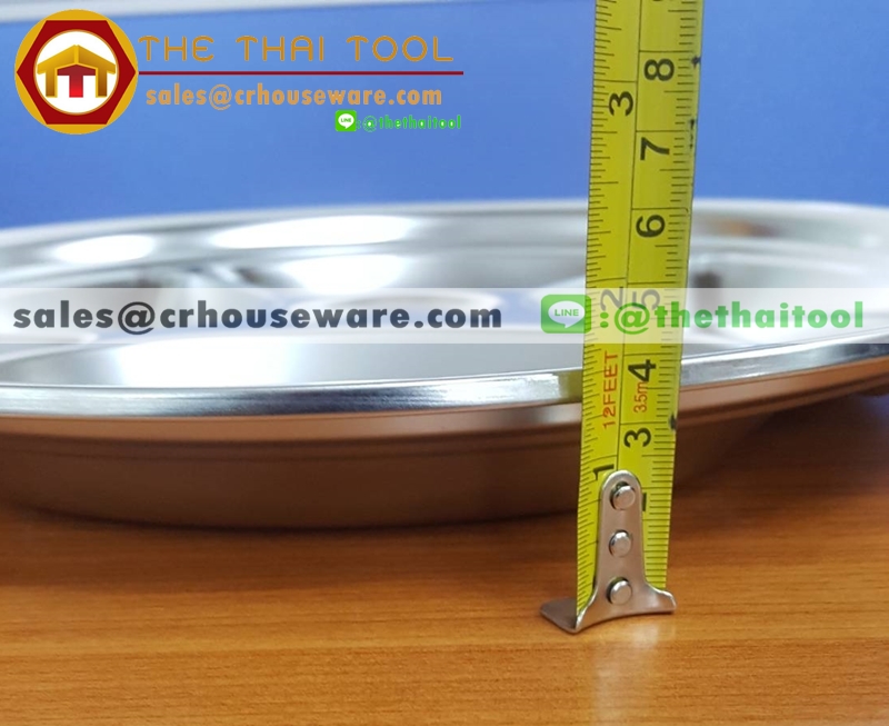 ถาดหลุมสแตนเลส 35 ซม. SL-US-FTR-035