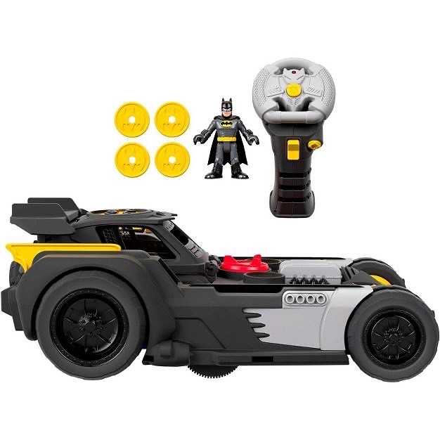 รถแปลงร่างได้ Fisher-Price Imaginext DC Super Friends Batman and Transforming Batmobile RC Vehicle