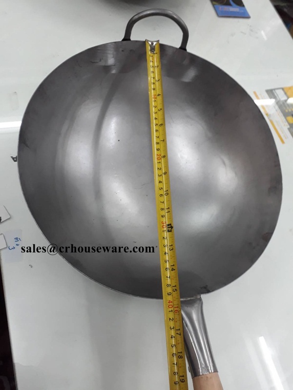 กระทะเหล็กไฟแรงครัวจีนงานโรงแรม 008-V-16,กระทะเหล็กสำหรับไฟแรง,กระทะผัดอาหารจีนไฟแรง