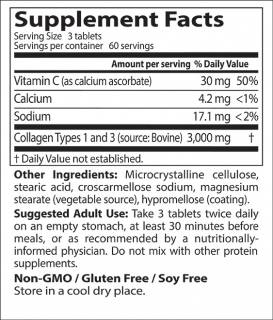 (Pre-order)Doctor's Best,Best Collagen,Types1&3 ,1000 mg 180 Tablets สูตรเพิ่มแคลเซี่ยม-คอลลาเจนแบบเม็ดช่วยบำรุงกระดูก ผิว ผมและเล็บ ทำให้ผิวเรียบเนียน กระชับ ช่วยบำรุงข้อต่อและเนื้อเยื่อต่าง ๆ ในร่างกาย