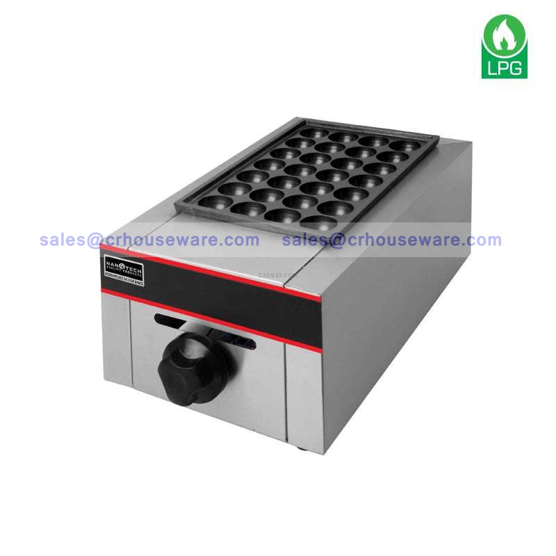 เตาแก๊สทาโกะยากิ 1 เตา ถาด 28 หลุม 055-SBC-NT-76B