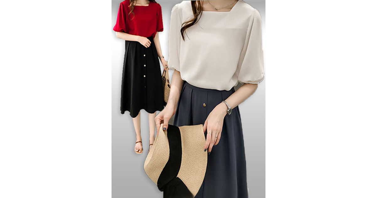 เสื้อแฟชั่นผู้หญิงแบบสวยหวาน มี2สี รหัส2073