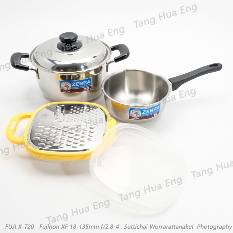 หม้อชุด 4 ชิ้น Wisdom WD4-249 ตราหัวม้าลาย