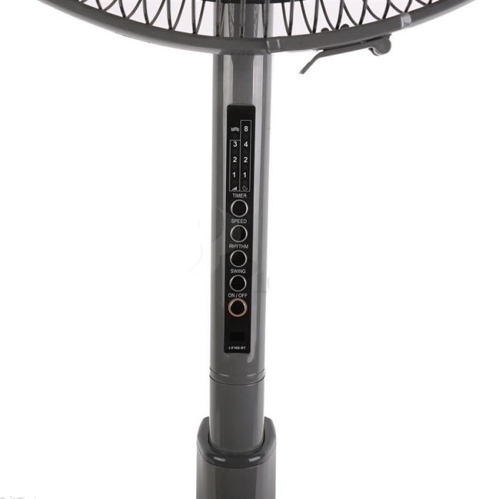 Mitsubishi พัดลมตั้งพื้น 16 นิ้ว พร้อมรีโมท SD MOTOR รุ่น LV16S-RT-GY (สีเทา)