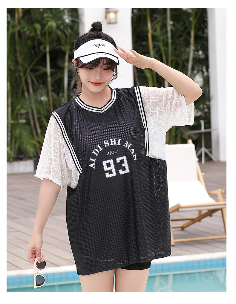 ชุดว่ายน้ำคนอ้วน7xl เซต 3 ชิ้น บรารอบอก 42-50 กางเกงรอบเอว 36-42 สะโพก42-50นิ้วยาว 16 ตัวนอกอก 56 ยาว 32วงแขน 24นิ้วค่ะ ผ้าดีงานสวยมากๆค่ะ
