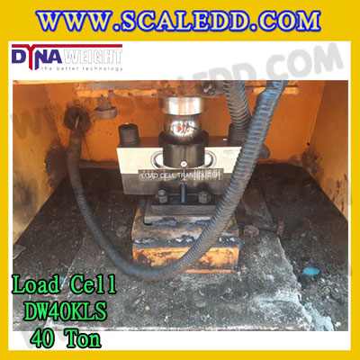 โหลดเซลล์ติดตั้งแท่นรถบรรทุก โหลดเซลล์เครื่องชั่งรถบรรทุก 40 ตัน โหลดเซลล์รถบรรทุก 40 ตัน โหลดเซลล์ (Load cell) ยี่ห้อ Dynaweight รุ่น DW40KLS