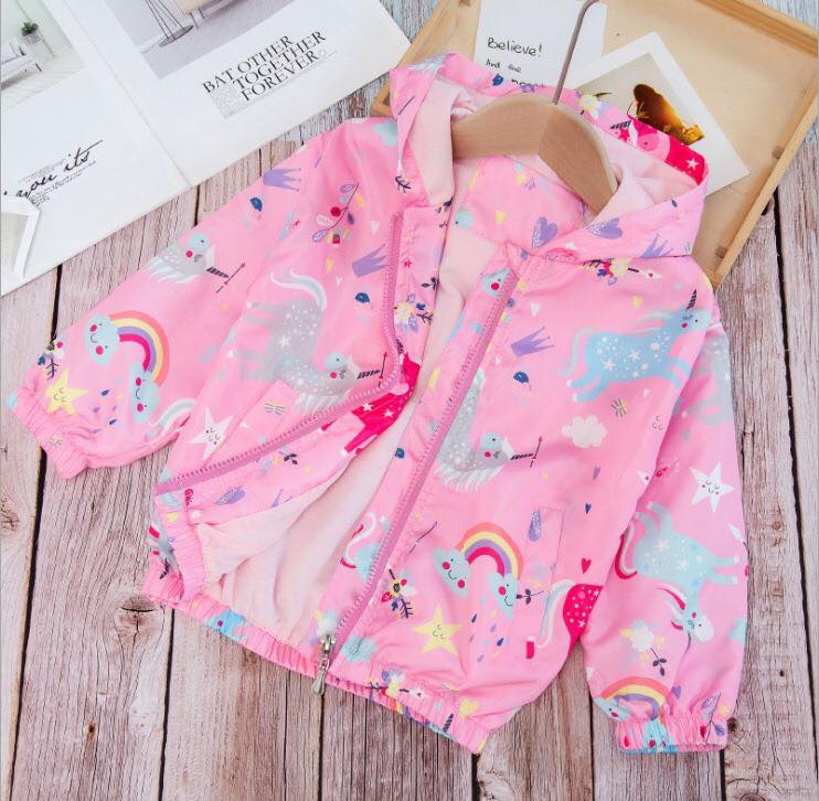 กันหนาว: เสื้อกันหนาวเด็ก กึ่งผ้าร่ม ยูนิคอน