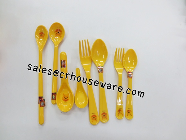 ช้อน+ส้อมหมีพูห์ 017-SP/F2359
