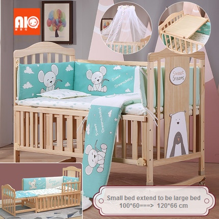 เตียงนอนไม้สำหรับเด็ก Double Bed ปรับขยายเตียงใหญ่ได้ TB101013 (W3)