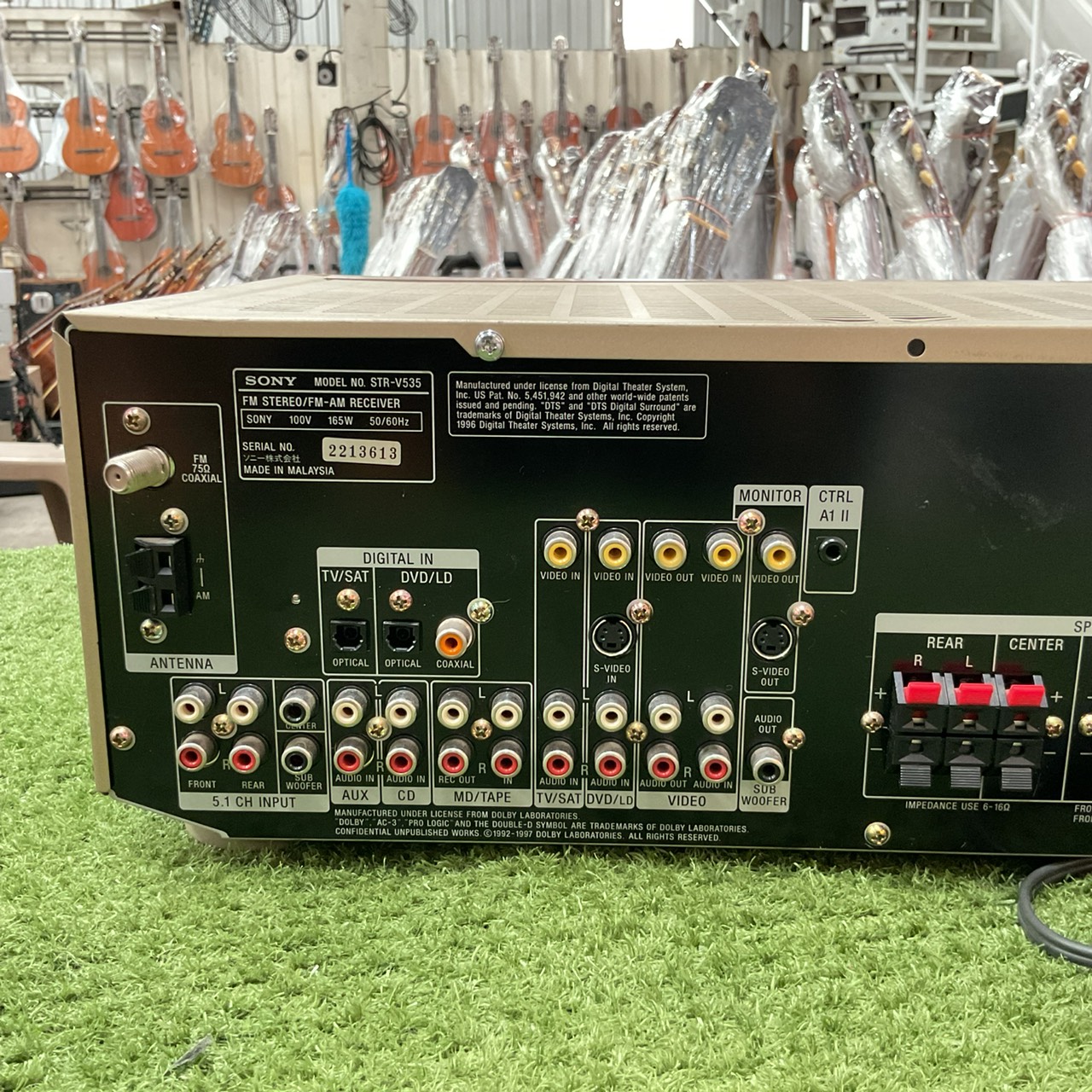 เครื่องขยายเสียง SONY : STR-V535 สินค้าไม่พร้อมใช้งาน (ต้องซ่อม)