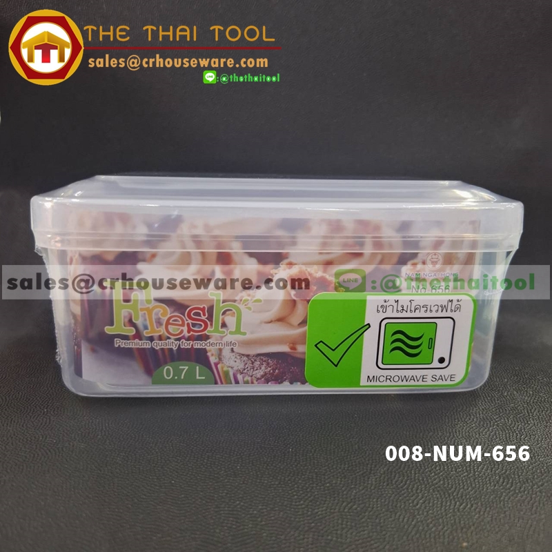 กล่องใส่อาหาร แบบเข้าไมโครเวฟได้ รหัสสินค้า 008-NUM-656