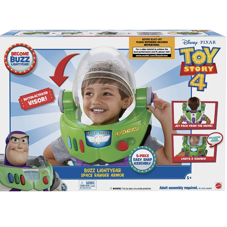 Toy Story Disney Pixar 4 Buzz Lightyear Space Ranger Armor with Jet Pack