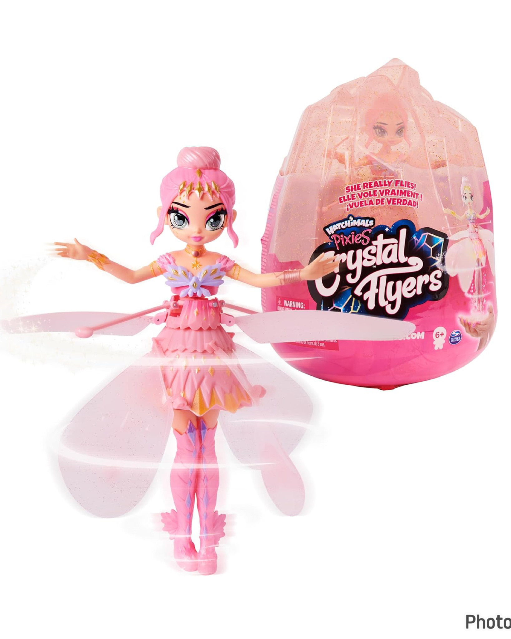 Hatchimals, Pink Magical Flying Pixie Toy Doll