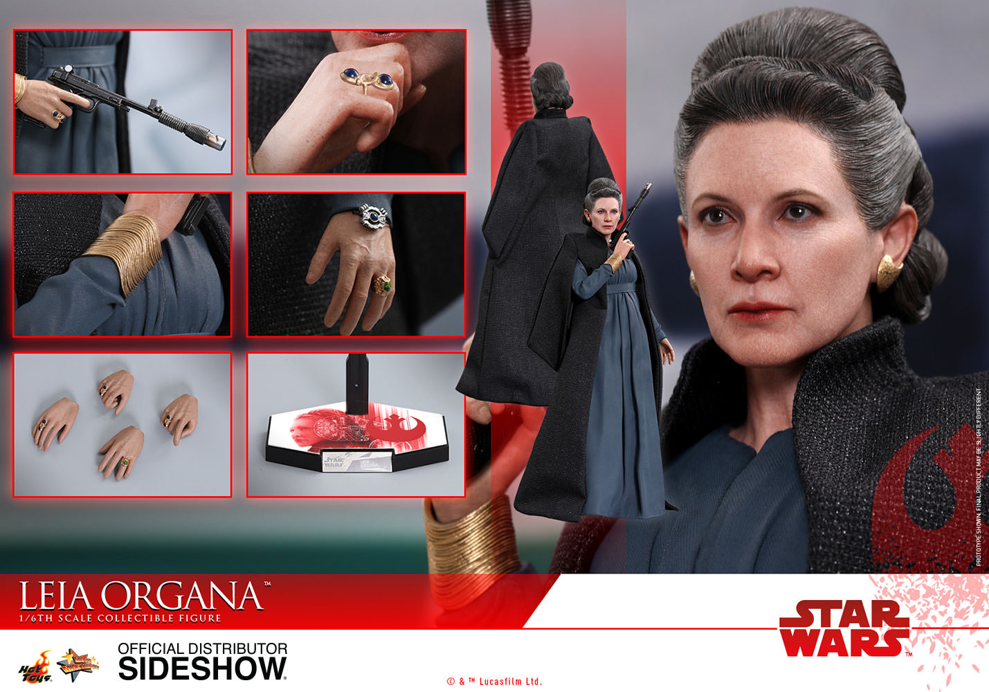 HOTTOYS - Star Wars The Last Jedi - Leia Organa