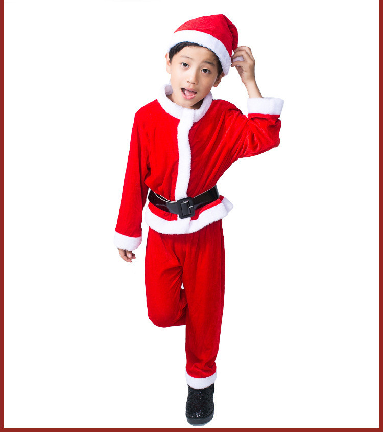 พร้อมส่ง ชุดคริสต์มาส เด็กชาย เด็กหญิงชุดซานตี้ ซานต้า
