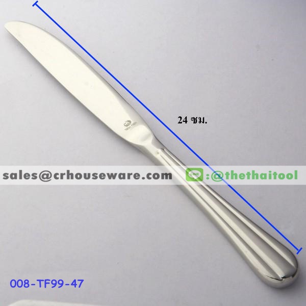 มีดโต๊ะสแตนเลส Hollow 99 ลายอินทนนท์ TABLE KNIFE 008-TF99-47