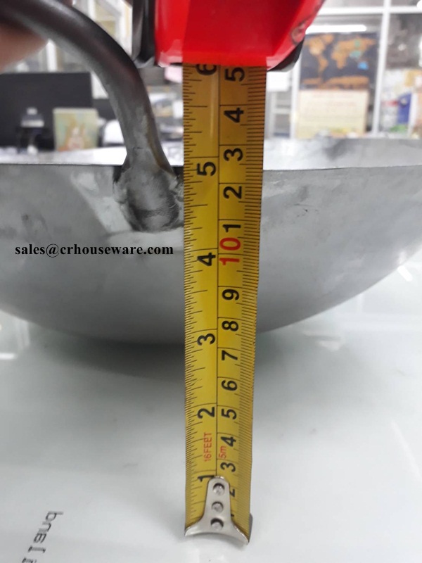 กระทะเหล็กไฟแรงครัวจีนงานโรงแรม 008-V-16,กระทะเหล็กสำหรับไฟแรง,กระทะผัดอาหารจีนไฟแรง