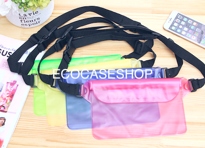 กระเป๋ากันน้ำซิปล็อค3ชั้น สีเขียว