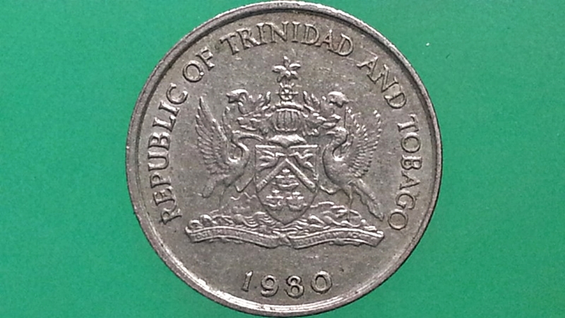 เหรียญ เงินตรา ประเทศ ตรินิแดด และ โตเบโก Cents 1980