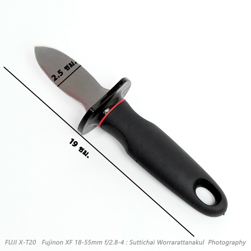 มีดแกะหอยนางรม ด้ามดำ มีดแคะหอยนางรม Oyster knife