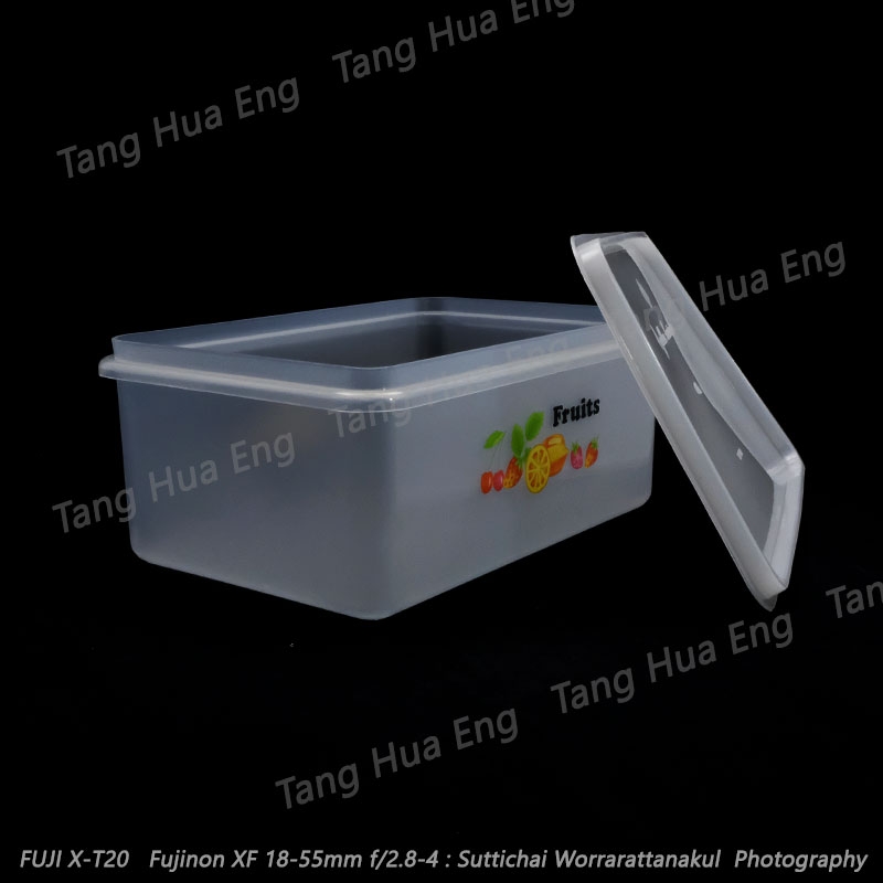 กล่องเหลี่ยมลายผลไม้ # 902