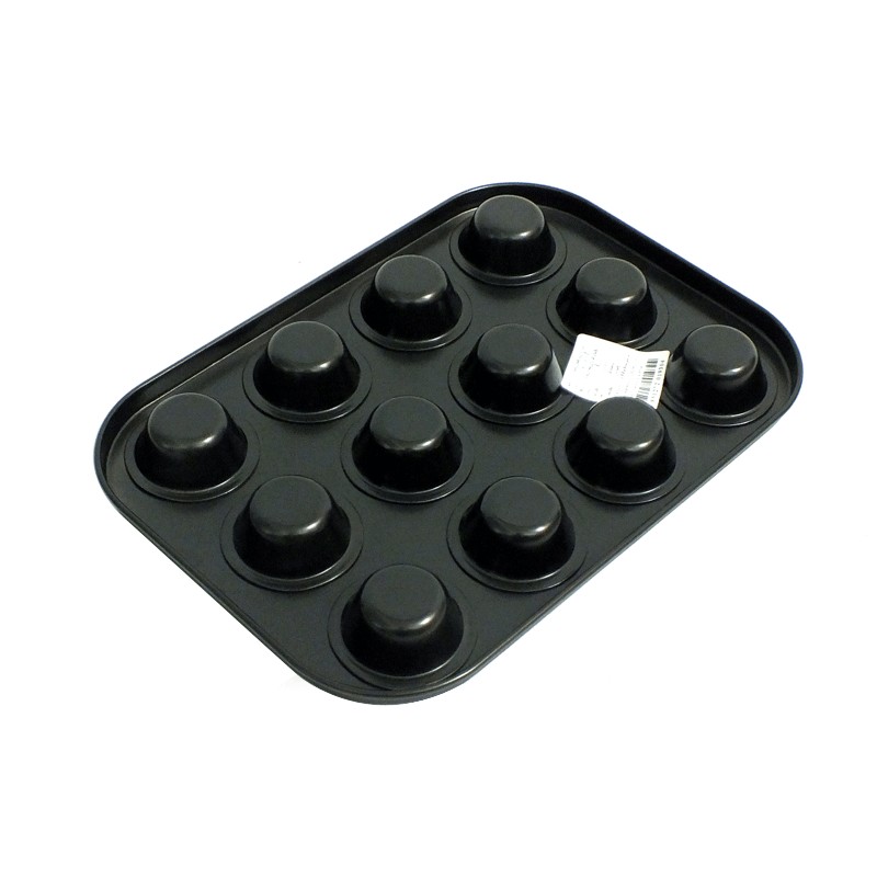 ถาดมัพฟินนอนสติ๊ก 12 หลุมเล็ก # 31088