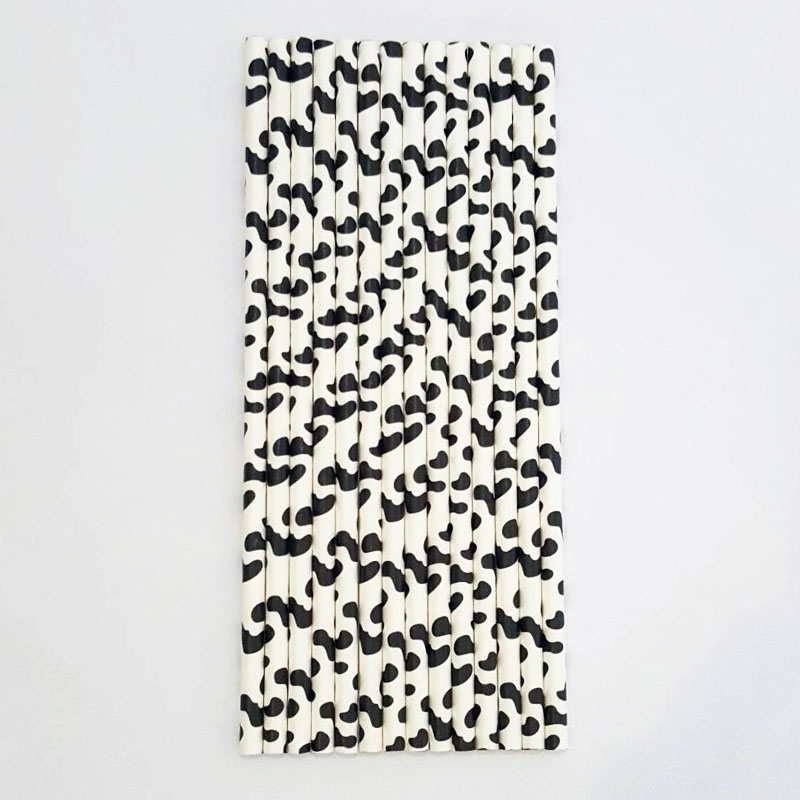 หลอดกระดาษคละลาย ขนาด 5 มิล ยาว 19.5 ซม. ( 500 ชิ้น )