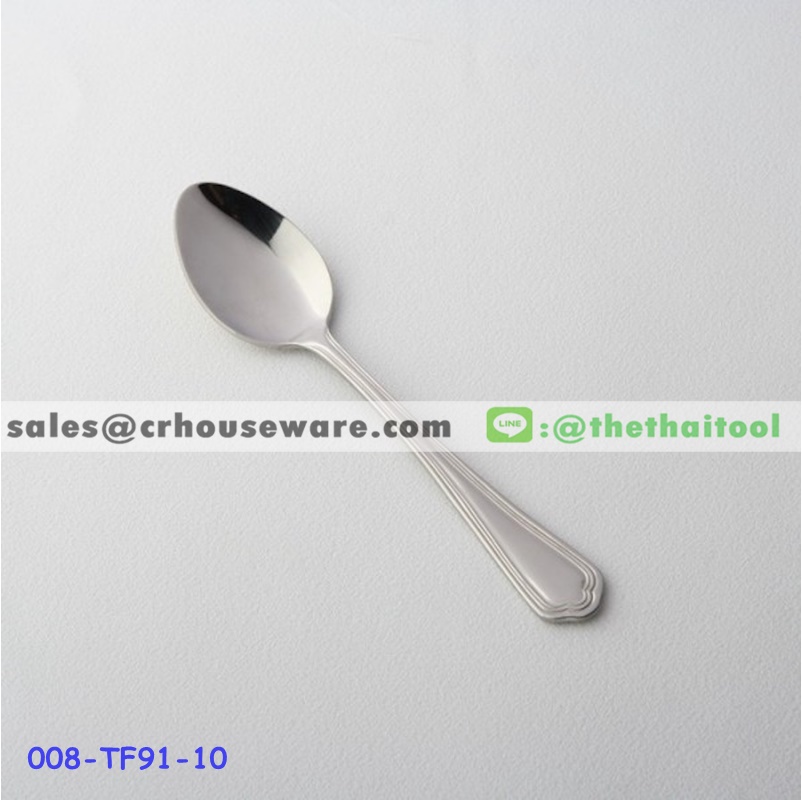 ช้อนชาสแตนเลส 91 ลายบ้านเชียง TEA SPOON 008-TF91-10