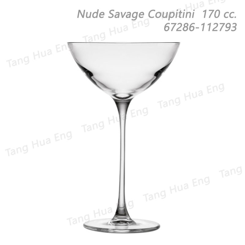 ( 6 ใบ ) แก้วคริสตัล Nude Savage Coupitini 170 cc. 67286-112793