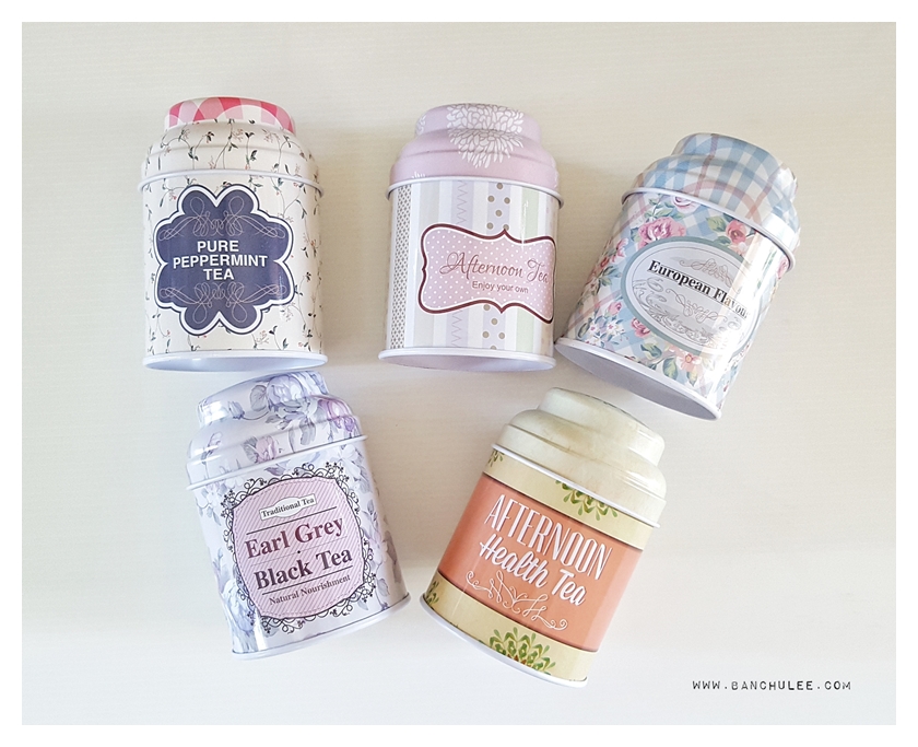 Tea Tin Can กระป๋องชา งานสังกะสี