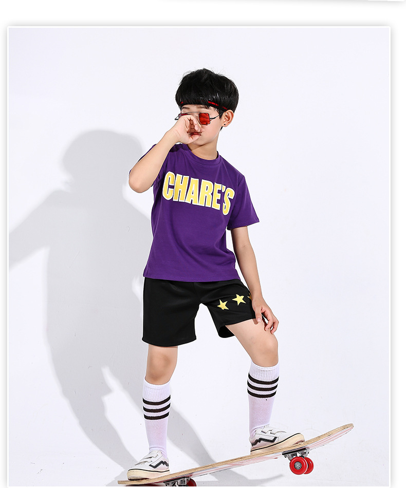 พร้อมส่ง ชุดเต้น ชุดหรีดเดอร์ ชุดเชียร์ เสื้อแขนสั้น+กระโปรงขาว