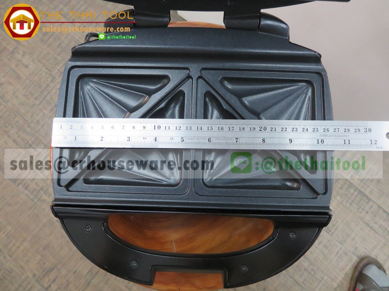 HOMEMATE เครื่องทำแซนวิช รุ่น HOM-121832 - สีดำ