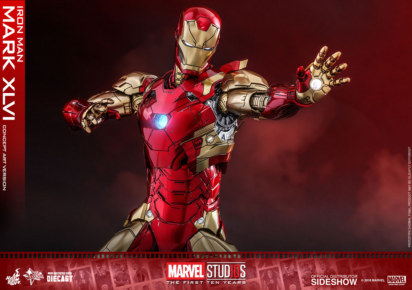 HOTTOYS - Iron Man Mark 46 (Concept Art Version) (Diecast)