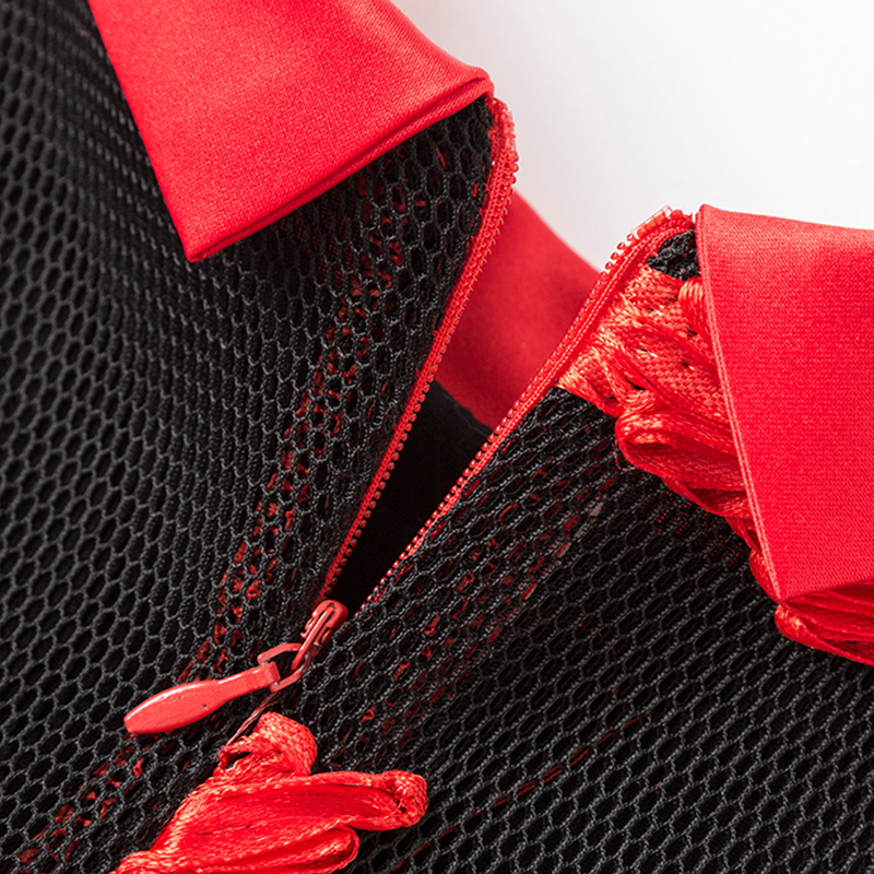 ชุดเดรสเด็ก เดรสออกงาน คอเต่า ลายลูกไม้