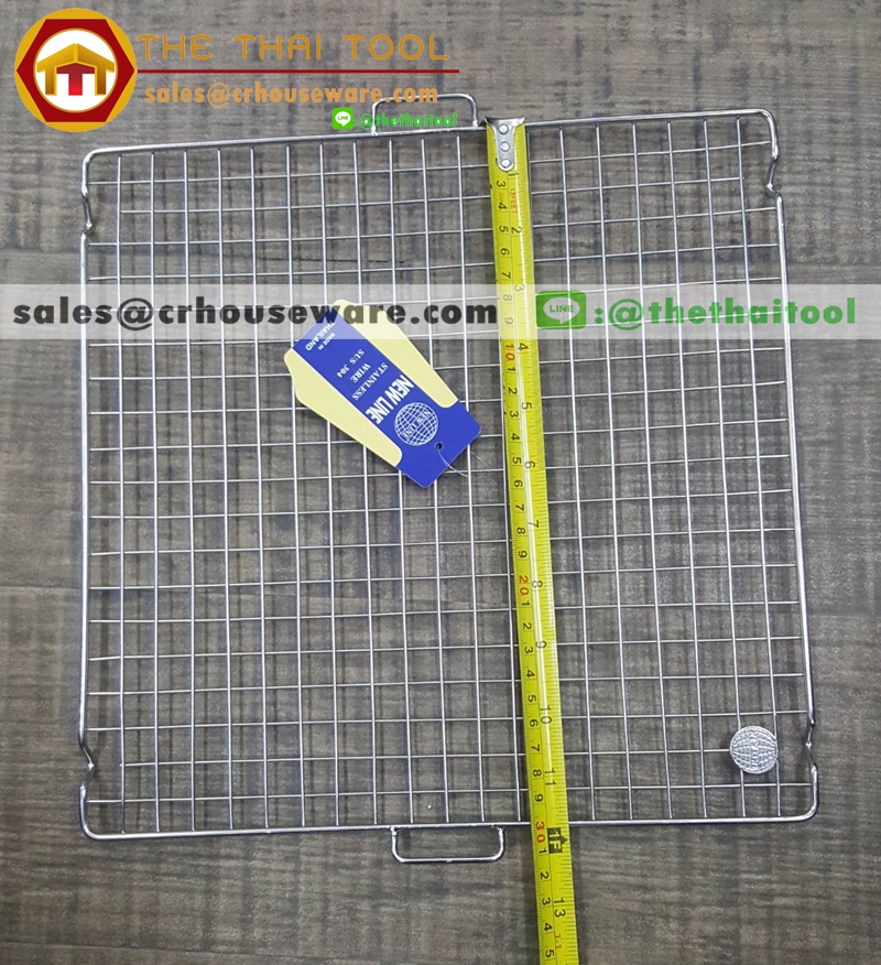 ตะแกรงสแตนเลส 30*30 ซม. 008-NL3030