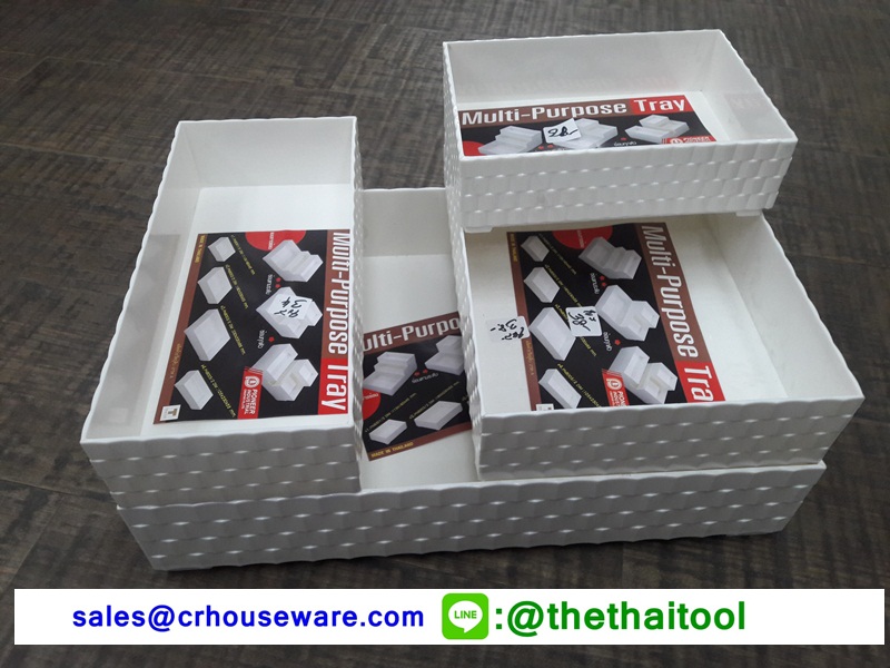 ตะกร้าใส่ของอเนกประสงค์ ทรงซ้อนได้ 005-PN802-2