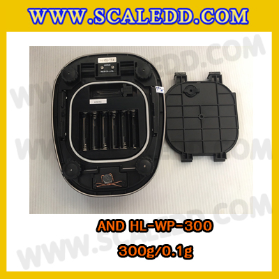 เครื่องชั่งน้ำหนักดิจิตอล300กรัม เครื่องชั่งกันน้ำ300g เครื่องชั่งดิจิตอล300กรัม ตาชั่งกันน้ำ300กรัม พิกัดน้ำหนัก 300g ความละเอียด 0.1g ยี่ห้อ AND รุ่น HL-WP (เครื่องชั่งผ่านตรวจรับรองจากสำนักชั่งตวงวัด)