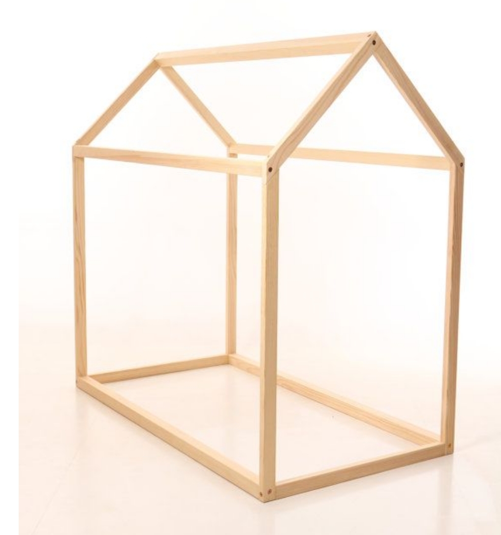 TP21031(WHK1) เตียงนอนไม้ โครงบ้าน