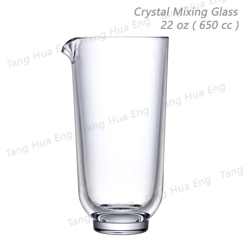 ( 1 ใบ ) แก้วผสมค็อกเทล เนื้อคริสตัล Nude Crystal Mixing Glass