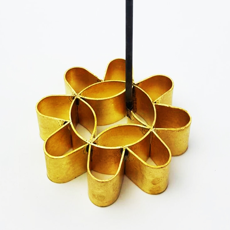 พิมพ์ดอกจอกทองเหลือง เบอร์ 4 ขนาด 7.0 ซม.